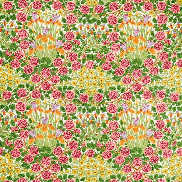 Morris & Co Campanula Fabric in Sunburst - a Sample For Sale