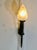 French Gothic Iron Entrance Wall Light , 1930s For Sale - Image 3 of 7
