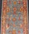 Blue Turkish Angora Oushak Runner With Denim Blue Field and Rust Motifs For Sale - Image 8 of 13