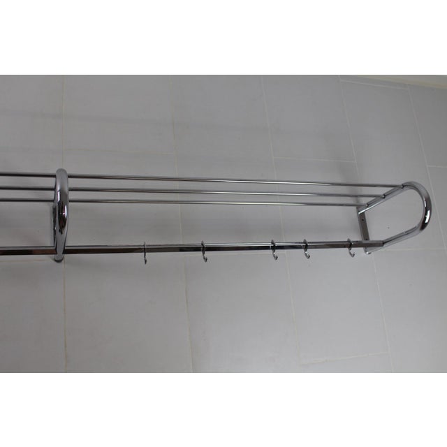 Vintage Bauhaus Style Chrome Coat & Hat Rack, 1940s For Sale - Image 12 of 18