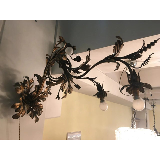 Vintage French Wrought Iron Sconces, 1940s, Set of 2 For Sale - Image 13 of 13