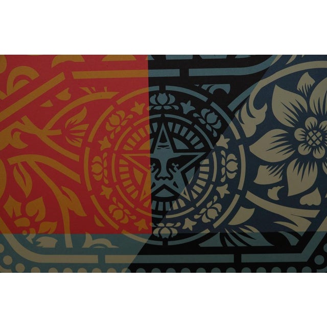 Shepard Fairey, Fingers Peace, Lithograph For Sale - Image 4 of 7