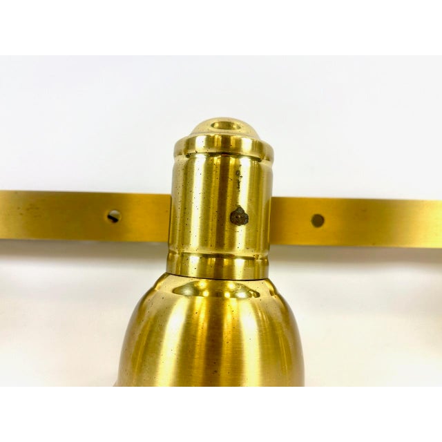 Goldenrod Vintage Brass Strip Ceiling Lamp, 1970s For Sale - Image 8 of 14