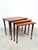 Vintage Teak Nesting Tables from Møbelintarsia, 1960s, Set of 3 For Sale - Image 6 of 6