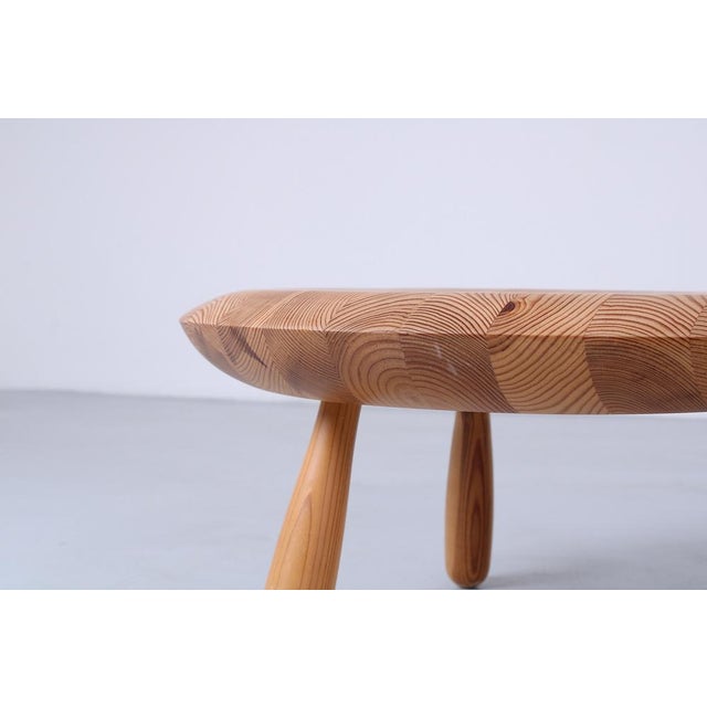 Wood Pine Wood Karljohan Stool by Christian Hallerod for Ikea, 1990s For Sale - Image 7 of 15