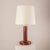 Bordeaux Leather Table Lamp attributed to Paul Dupré-Lafon for Hermès, France, 1940 For Sale - Image 15 of 15
