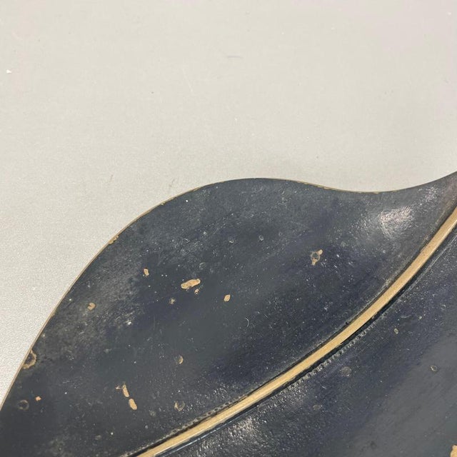 Bronze Handmade Leaf Plate by Noak Leipzig, Germany, 1950s For Sale - Image 6 of 18