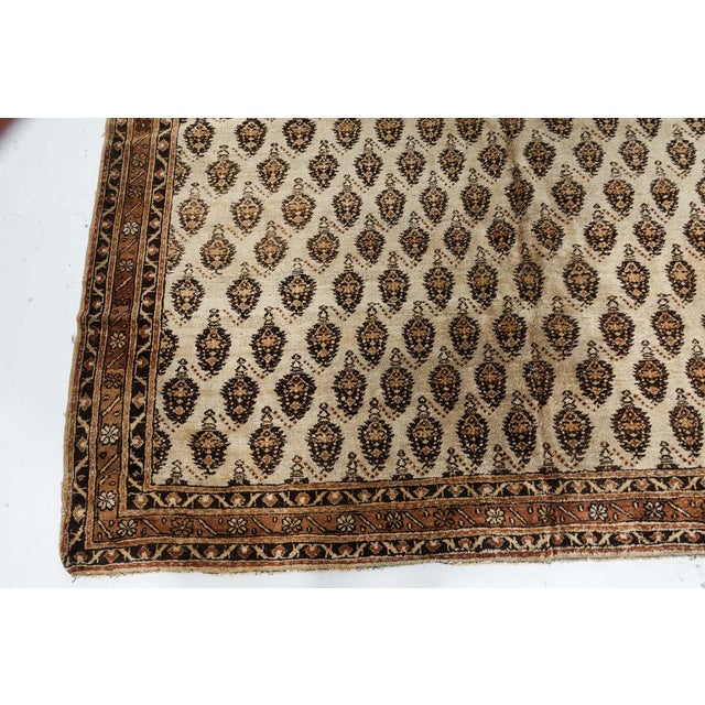 Camel Antique Indian Amritsar Rug For Sale - Image 8 of 8