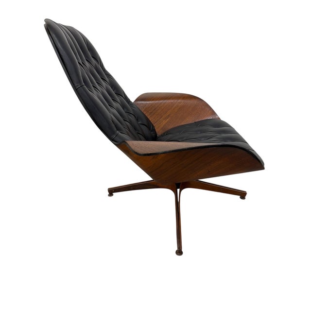 Mid-Century Modern Mid-Century Modern Plycraft Mr. Chair & Ottoman For Sale - Image 3 of 10