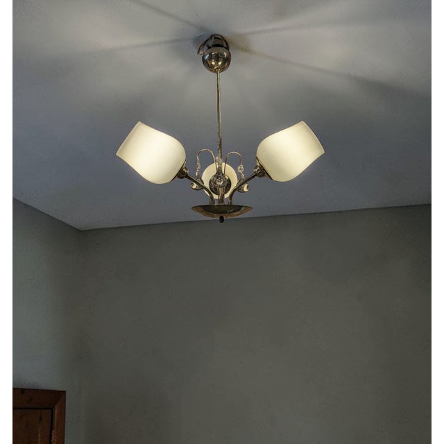 Chandelier from Korumo Oy, 1950s For Sale - Image 4 of 10