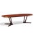 Interform Mid Century Rosewood Expanding Dining Table With 3 Leaves For Sale - Image 12 of 16