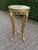 1970s French Louis XVI Gold Beech Marble Side Table For Sale - Image 6 of 10