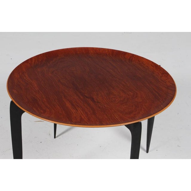 1960s Vintage Teak Tray Table by H. Engholm & Svend Åge Willumsen for Fritz Hansen, 1960s For Sale - Image 5 of 8
