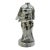 Mid 20th Century Miguel Berrocal La Mini Cariatide Nickel Plated Puzzle Sculpture with Box and Book For Sale