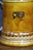 Antique-Style Yellow Ceramic Tankard With Illustrated Drinking Verse and Silver-Tone Handle For Sale - Image 10 of 13