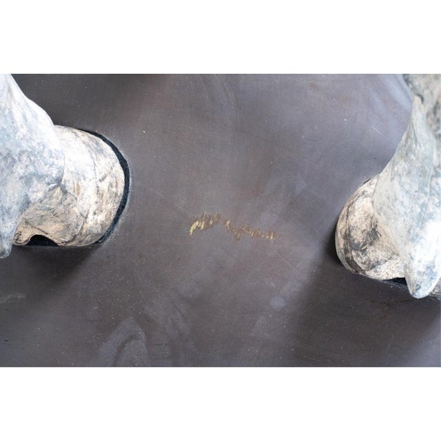 Ancient Chinese Han Dynasty Monumental Mingqi Horse Terracotta Sculpture For Sale - Image 9 of 12