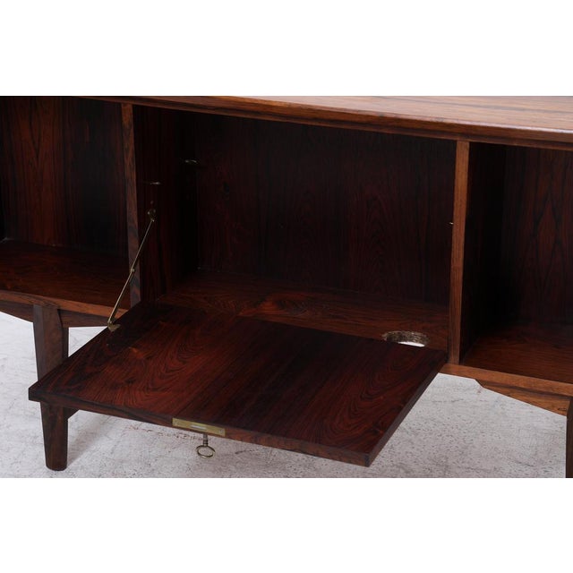 Vintage Danish Rosewood Desk, 1960s For Sale - Image 16 of 18