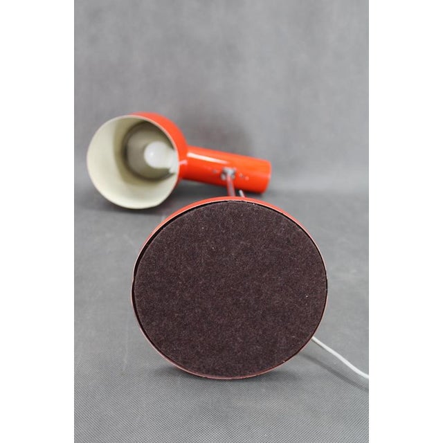 Red Desk Lamp attributed to Josef Hurka for Napako, Czechoslovakia, 1960s For Sale - Image 15 of 18