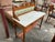 Early 20th Century Early 20th Century Victorian-Style Rolling Work Cabinet With Marble Top and Decorative Tile For Sale - Image 5 of 7