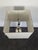 French White Lacquered Table Lamp from Maison Romeo For Sale - Image 3 of 7