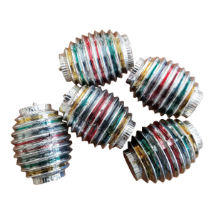 Mid Century Christmas Striped Lantern Ornament