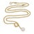A refined and distinctive lariat necklace combining two of Elsa Peretti's most enduring design signatures — the Open Heart...