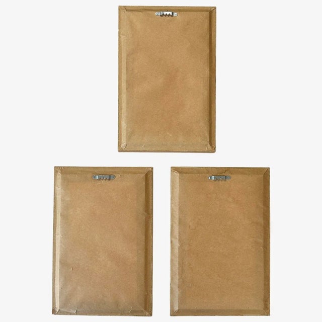 Antique 19th Century Hand Painted Watercolor Victorian Botanical Prints in Gilt Frames For Sale - Image 9 of 9