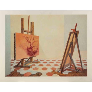 Fabrizio Clerici, Untitled, 1980s, Lithograph For Sale