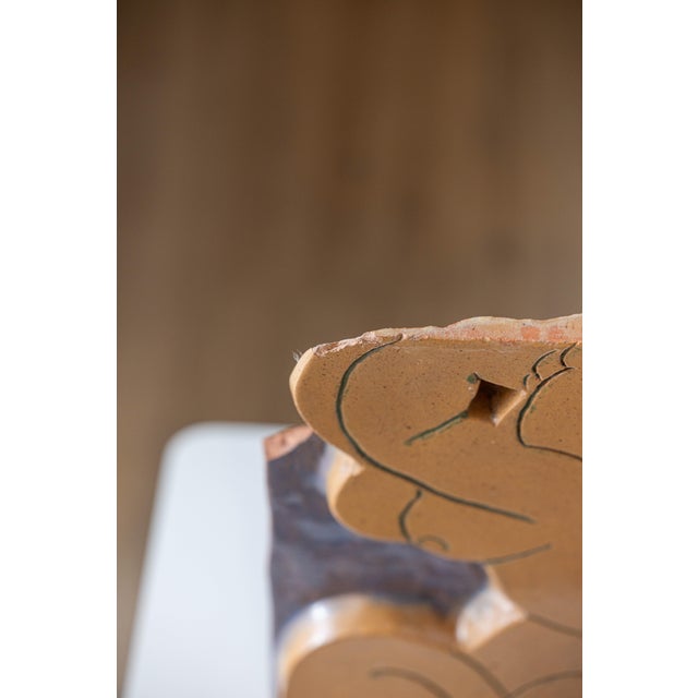 Mid-Century Terracotta Relief After Amedeo Modigliani For Sale - Image 10 of 10