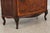 Vintage French Style Bow Front 5 Drawer Inlaid Walnut Chest For Sale - Image 12 of 18