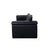 Model 6800 Three-Seater Leather Sofa in Black with Manual Function by Rolf Benz For Sale - Image 10 of 11