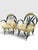 Pair of Rare Vintage Steer Horn &Amp; Cowhide Rustic Southwestern Armchairs. For Sale - Image 4 of 12