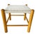 Textile Mid-Century Danish Wooden Stool with Rope Seat, 1960s For Sale - Image 7 of 7