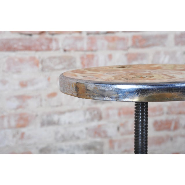Metal Czech Bauhaus Piano Stool in Chrome-Plated Steel, 1930s For Sale - Image 7 of 9