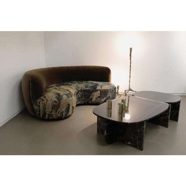 Trilithon Marble Coffee Table by Os and Oos For Sale - Image 9 of 17