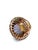 Gemstone Bochic “Orient” Vintage Chalcedony & Multi Gem Cocktail Ring - 18K Gold & Silver For Sale - Image 7 of 7