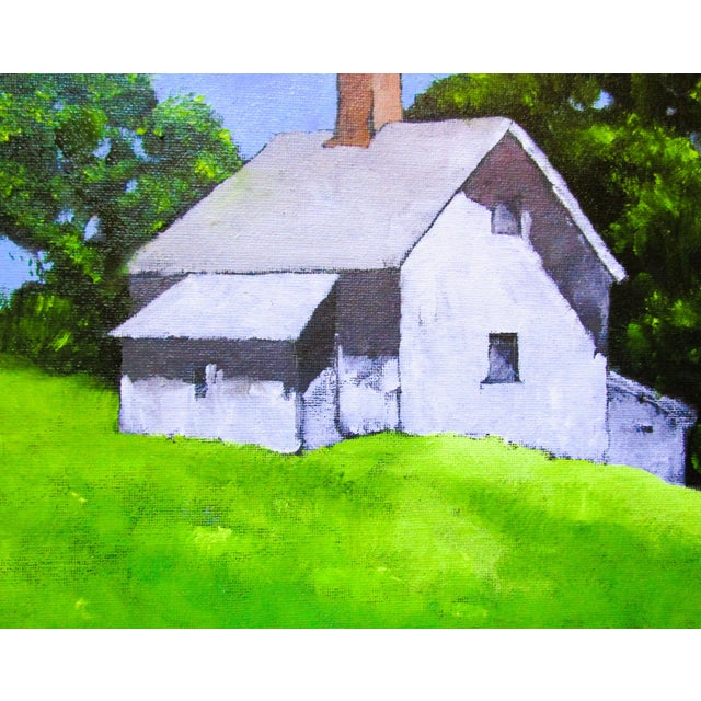 Santa Cruz Hills Farmhouse11x14 Lynne French California Landscape For Sale In Orlando - Image 6 of 6