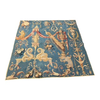 18th Century French Tapestry 5'6'' X 5'6'' For Sale
