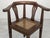 Art Nouveau Corner Oak Armchair with Raffia, 1920s For Sale - Image 10 of 15