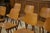 Vintage Brown Oak Chairs, 1960s, Set of 8 For Sale - Image 9 of 11