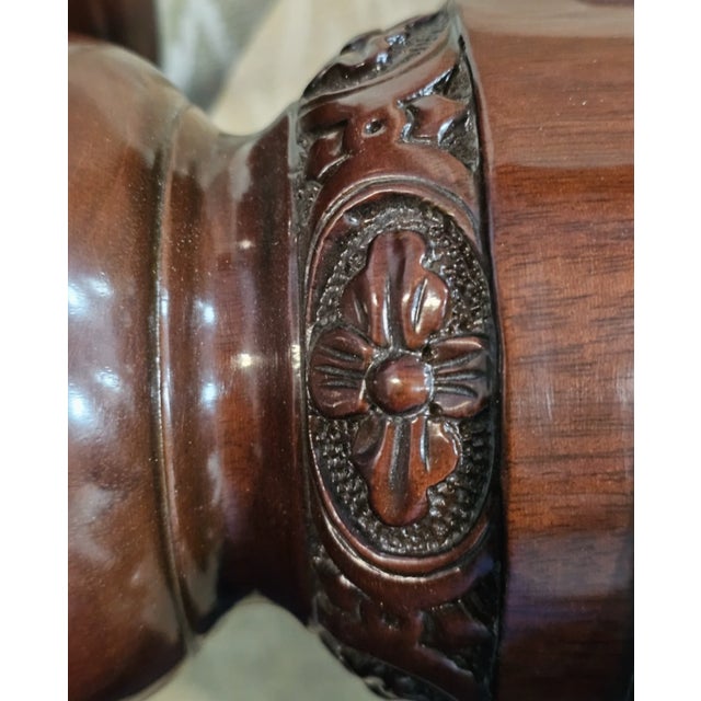 Kindel Winterthur Collection Philadelphia Carved Mahogany Tilt Top Pie Table For Sale - Image 12 of 13