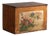 Chinese Trunk with Painted Panel in Elm, 1900 For Sale