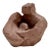 Larry Mohr Terracotta Abstract Family Sculpture Signed From Artist Estate For Sale