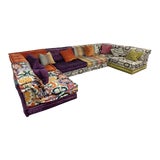 Image of Vintage Roche Bobois Mah Jong Missoni Sofa For Sale