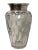 Transitional 1950s German Crystal Vase With Sterling Monogram Top For Sale - Image 3 of 9