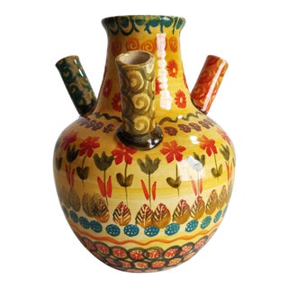 Vintage Italica Ars Italian Pottery Vase For Sale