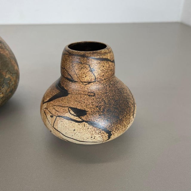 Studio Pottery Sculptural Vases from Gerhard Liebenthron, Germany, 1970s, Set of 3 For Sale - Image 14 of 18