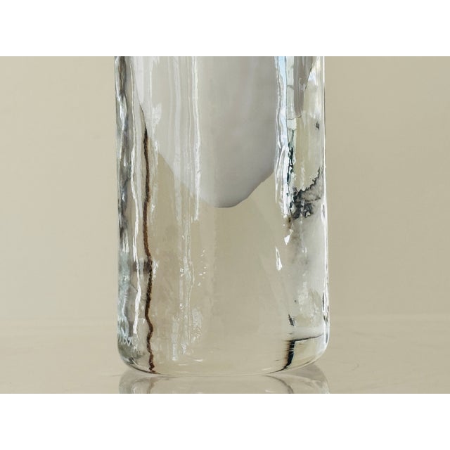 1970’s Signed Alfredo Barbini Sommerso Glass Vase For Sale - Image 11 of 13