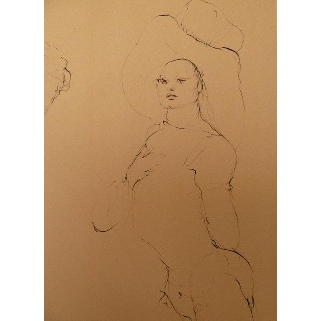 Léonor Fini, La menace, Nude, Etching For Sale - Image 4 of 7