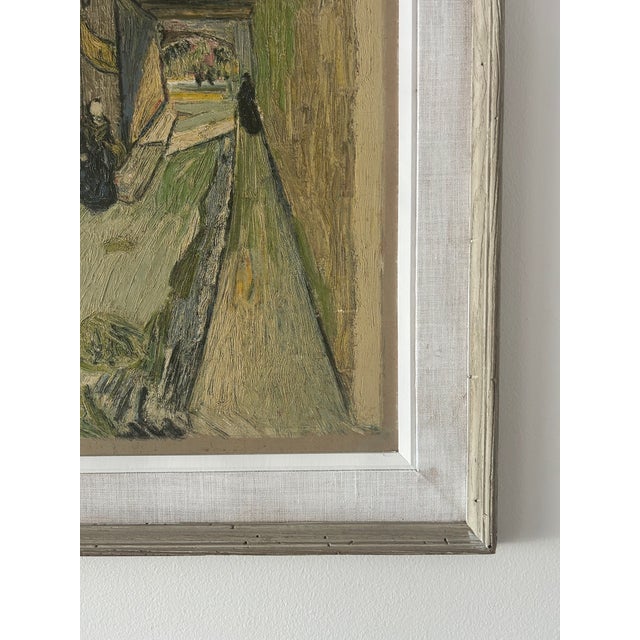 Late 20th Century Late 20th Century Framed Van Gogh Reproduction "Railway Bridge Over Avenue Montmajour, Arles" For Sale - Image 5 of 10